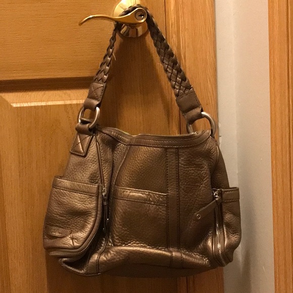 Cole Haan Handbags - EUC Cole Haan Metallic Bronze Shoulder Bag